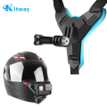 Helmet Chin Mount Holder with Phone Stand and Remote Ski / Motorcycle Helmet Stand for Action Camera and Phone.