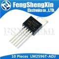 10pcs/lot LM2596T-ADJ LM2596T LM2596 2596T-ADJ Power Converter IC TO-220.