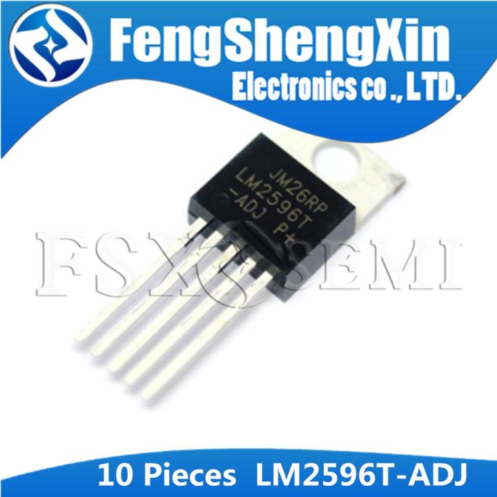 10pcs/lot LM2596T-ADJ LM2596T LM2596 2596T-ADJ Power Converter IC TO-220