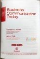 Business Communication Today by Courtland L Bovee and John V Thill (15th Edition). 