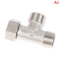 1PC Toilet Diverter Valve Copper G1/2" T-Valve Bidet Sprayer Shower Fitting.
