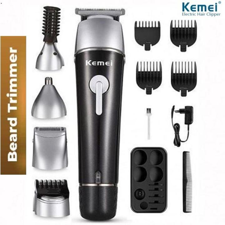 Kemei KM -1015 10 in 1 Electric rechargable Waterproff  Nose Ear Body Hair Beard Trimmer