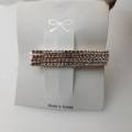 Jennie's same hairpin one-word clip side clip rhinestone bangs Korean girl hairpin horizontal clip headwear.