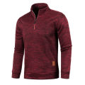 Winter Men's Fleece Thicker Sweater Coat Half Zipper Turtleneck Warm Pullover Quality Male Slim Knitted Wool Sweaters 4XL. 