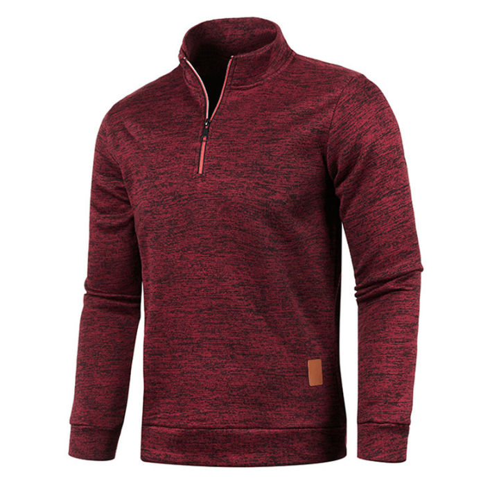 Winter%20Men's%20Fleece%20Thicker%20Sweater%20Coat%20Half%20Zipper%20Turtleneck%20Warm%20Pullover%20Quality%20Male%20Slim%20Knitted%20Wool%20Sweaters%204XL%20-%20Image%203
