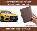 Premium Car Document Holder Bag - Ideal for Car Papers and Documents - Document Cover, Car Document Pouch, Vehicle Document Holder.