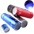 Nail Droger Mini 9 Led Verlichting Zaklamp Uv Lamp Draagbare Nail Gel  Lamp Cologo. 