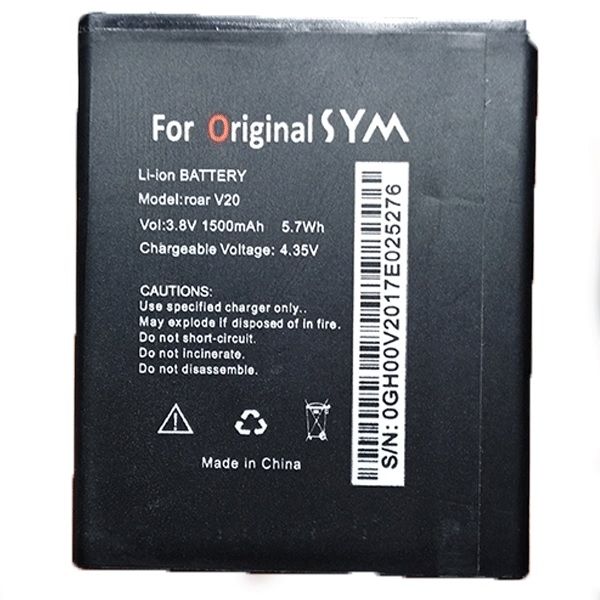 Symphony V20 Mobile Battery 1500 mAh