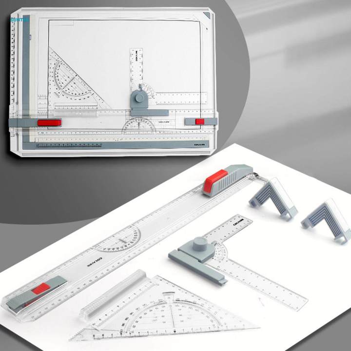 Technical%20Drafting%20Table%20A3%20with%20Clear%20Rule%20Parallel%20Motion%20Adjustable%20Measuring%20System%20-%20Image%205