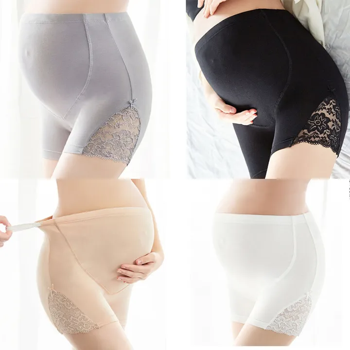 Women%20Maternity%20Leggings%20Lace%20Trim%20Short%20Length%20Adjustable%20Waist%20Soft%20Breathable%20Safety%20Pants%20Mommy%20Pregnancy%20Clothes%20Ropa%20Mujer%20-%20Image%205