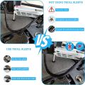 Neoprene Troll Sleeve, Cable Organizer Sleeve - Black/White,78 Inch.