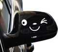 Car Blinking Eye 2ps - Black and White Bumper Stickers Vinyl Decals Removable Bumper Sticker Decal for Car stickers funny. 