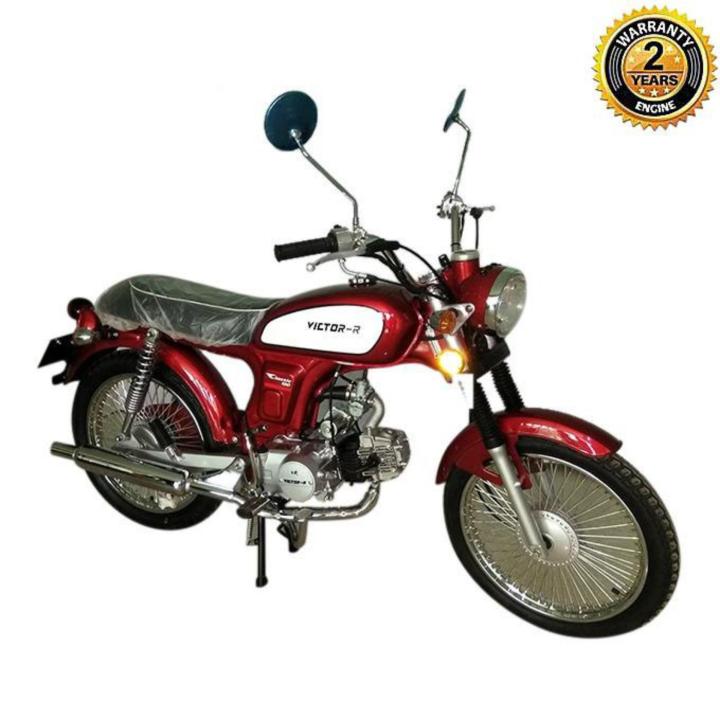 Victor R Motorcycle VICTOR-R CLASSIC 100 - 100cc Motorcycle - Red | Daraz.com.bd