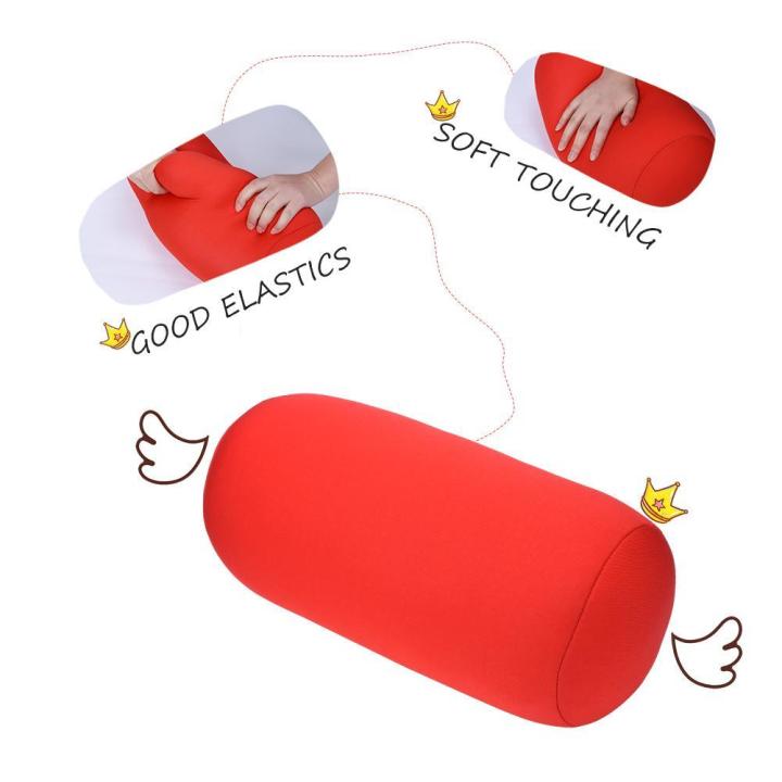 Micro%20Mini%20Microbead%20Back%20Cushion%20Roll%20Throw%20Pillow%20Travel%20Home%20Sleep%20Neck%20Support%20Comfortable%20-%20Image%204