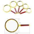 Portable Magnifying Glass 10X Handheld 60/70/80/90/100mm Portable Magnifier. 