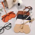 Fashion Sunglasses Bag Storage Glasses Case Sunglasses Leather Protective Case Lovely Glasses Clip Women Simple Glasses Bag. 