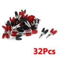 Mini Alligator Clip Black & Red-5Pair.