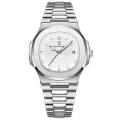Poedagar 613 Business Quartz Luxury Stainless Steel Watch for Men.
