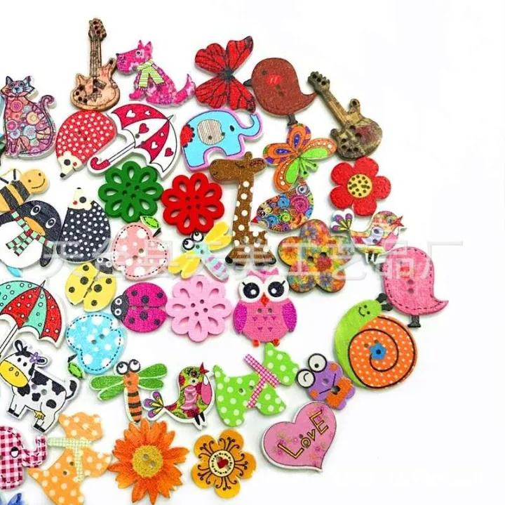 Cartoon%20animals,%20butterflies,%20birds,%20flower%20pieces,%20wooden%20buttons,%20handmade%20materials%20-%20Image%206