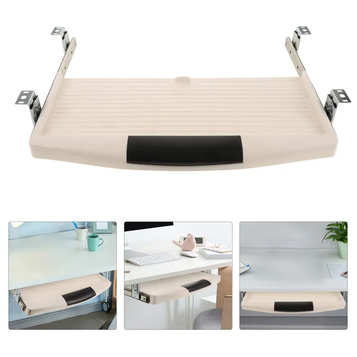 Keyboard%20Tray%20Slide%20Office%20Drawer%20Storage%20Desktop%20under%20Table%20Mount%20System%20Plastic%20Computer%20for%20Typing%20-%20Image%205