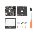 ZK-F502E Cool Volume Indicator Bluetooth Audio Power Amplifier Board Module LC Filter Stereo 50W+50W. 