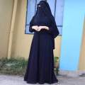 Sunnoti dubai 4part borka -Dubai Charry Georgette kapor -with long Hijab- Borka  for woman. 