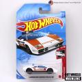 Hot Wheels (Mainline) Lamborghini Countach Police Car White - Regular Treasure Hunt, Scale - 1:64. 