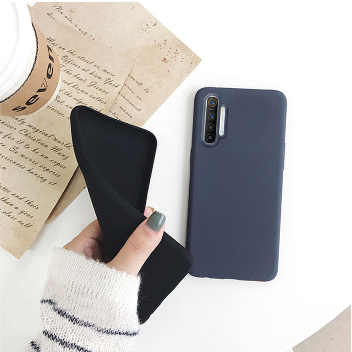 Tokifu%20For%20Realme%20X2%20Back%20Cover%20Matte%20Simple%20Solid%20Color%20Soft%20Silicone%20TPU%20Case%20-%20Image%204