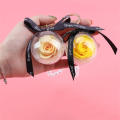 Rose Preserved Rose Eternal Rose Present Romantic Gift Valentine's Day Gift Wedding Gift Preserve Flower Hanging Keychain. 