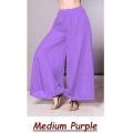 Ladies Chiffon Wide Leg Palazzo Pants, Long Elastic Waistband Pant, Belly Dancing Palazzo, Long Boho Costumes For Women And Girls -Formal Pant. 