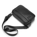 Casual Solid Men's Crossbody Bag Messenger Bag Mens PU Leather Crossbody Shoulder Bags Male Handbag Bags Cross Body Bag 2021 New.