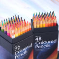 AICRANE Professional 12/24/36/48Colors Oily Colored Pencils Hexagon Wooden Handle Set Artist Painting Drawing Sketch Art Design. 