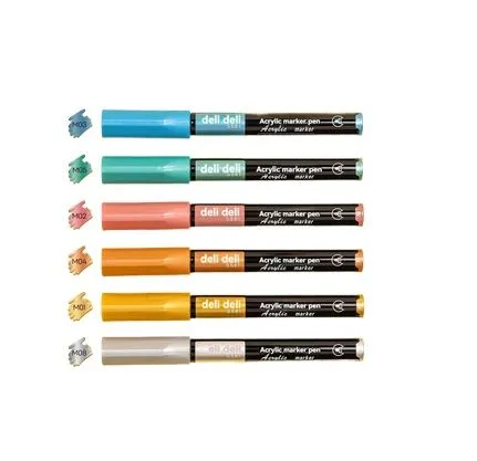 Deli%20S581%20Metallic%20Acrylic%20Marker%206%20Pcs%20Set%20-%20Image%202