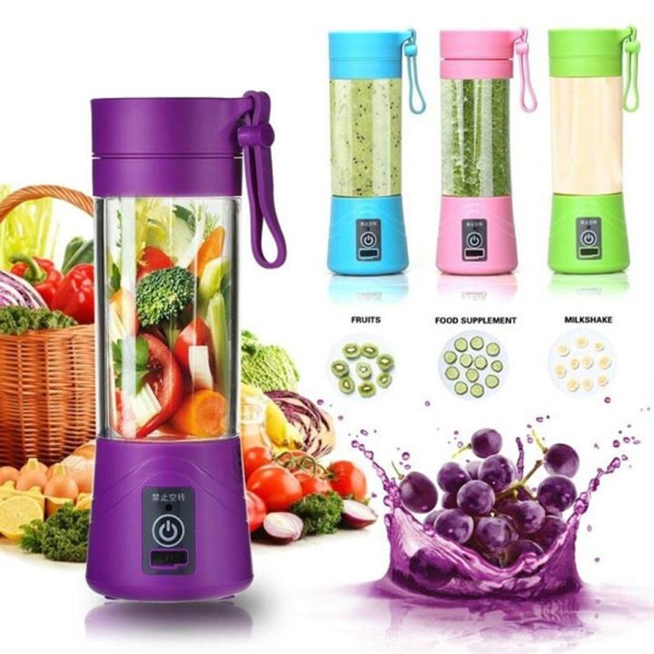 1pcs Portable Blender Electric Juicer Blender USB Blender Mini Food  Processor Smoothie Blender Personal Handheld Mixer