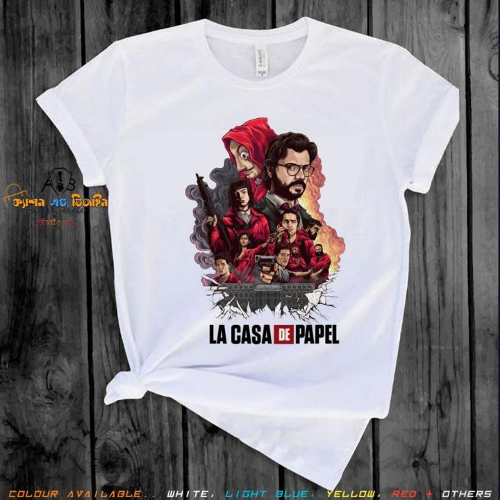 MONEY HEIST  T-shirt Men & Women casual t-shirt - T Shirt For Man