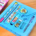 10pcs Kids Stationery Set  For Girls and Boys-Sky Blue. 
