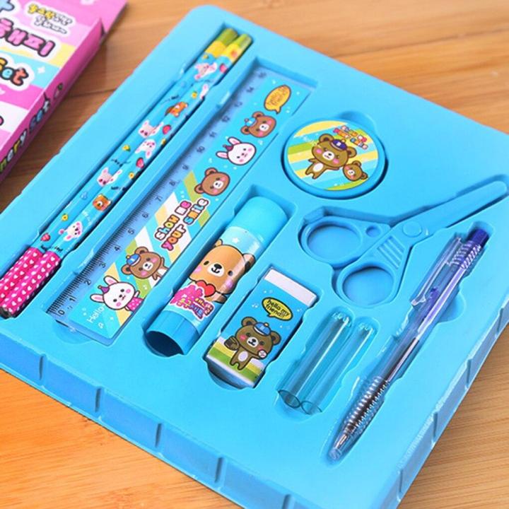10pcs%20Kids%20Stationery%20Set%20%20For%20Girls%20and%20Boys-Sky%20Blue%20-%20Image%202