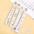 3pc set cute plastic scale 15cm ruler student stationery cartoon comic ruler scale tool stationery cute pen school supplies. 