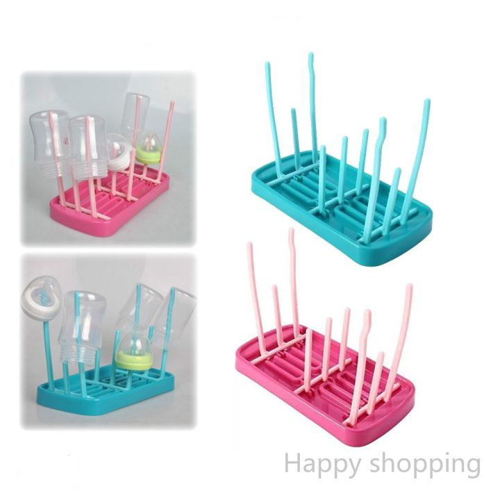 Baby Bottle Drying Rack Bottle Stand Baby Bottles Feeder Cleaning Drying Rack Storage Rak