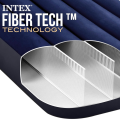 INTEX Dura-Beam Single Air Mattress (75x39x9 Inch) | Semi Double Portable Inflatable Bed with Flocked Comfort Surface | Best Guest Bed for Home, Camping, Outdoor Travel + FREE High-Power Electric Pumper. High Load Capacity 300 LBS + Comfortable Sleeping. 