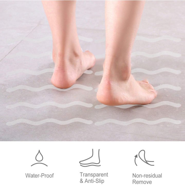 6Pcs/Set%20Safe%20Anti%20Slip%20Tape%20S%20Shape%20Floor%20Non%20slip%20Sticker%20Waterproof%20Carpet%20Bathtub%20Stair%20For%20Home%20Bathroom%20Product%20Multicolor%20-%20Image%202