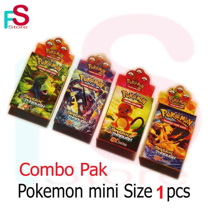 Pokemon Small size Trading Card Game Cards For Kids Gift