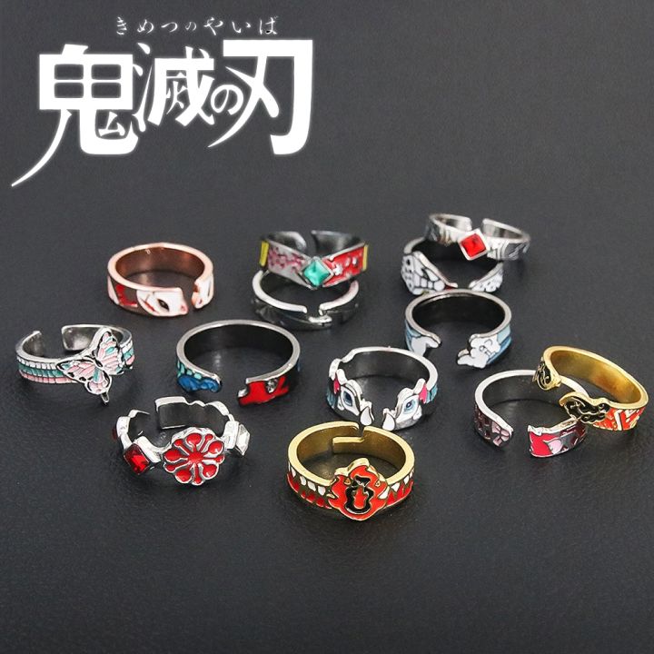 Anime%20Demon%20Slayer%20Ring%20Kimetsu%20No%20Yaiba%20Kamado%20Tanjirou%20Inspired%20Adjustable%20Ring%20For%20Fans%20Cosplay%20Jewelry%20Christmas%20Gift%20-%20Image%203
