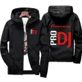 Spring and Autumn DJ Pioneer PRO Hoodie Men's Jacket Men's Casual Windbreaker Zipper Thin Hooded Jacket. 