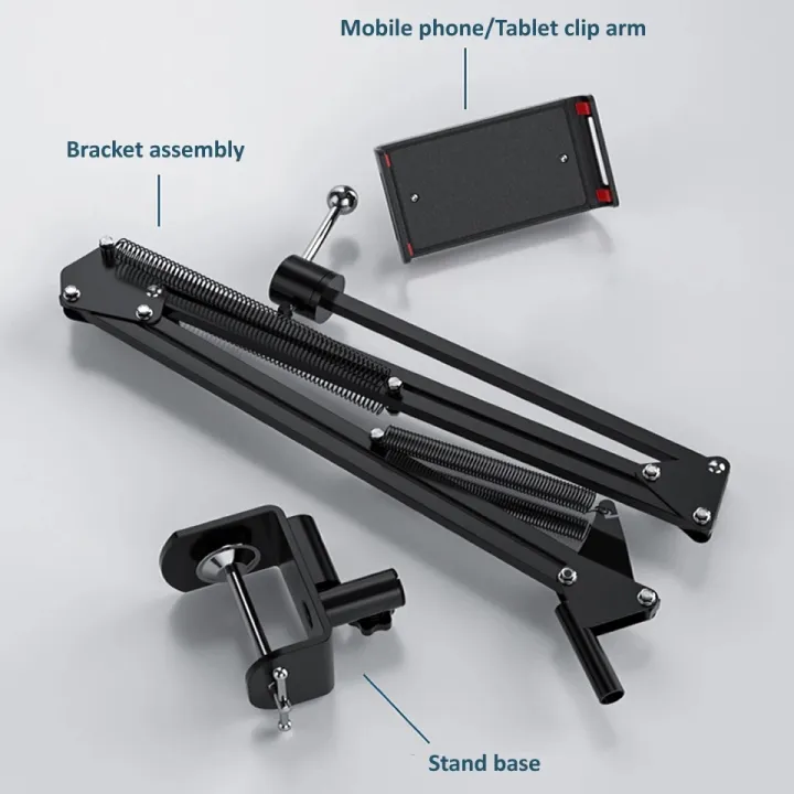Long%20Arm%20Phone%20Stand%20Tablet%20Holder%20Metal%20360%20Degree%20Multi-angle%20Adjust%20For%203.5-10.6%20inch%20Desktop%20Bedside%20Live%20Overhead%20Shot%20-%20Image%206