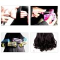 6pcs Sizes Hairdressing Hair Curler Rollers Home Use DIY Magic Double Layer Styling Roller Roll Curler Hair Styling Tools Hair Rollers with Clips Snap Hair Curlers Steam Perm Rod Hairdressing Salon & Home Use DIY Magic Rollers Air Bang Curler. 