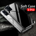 For VIVO Y35 Case Soft Transparent Full Protection Clear Back Cover Casing hp VIVO Y35 Phone cases 2PCS. 