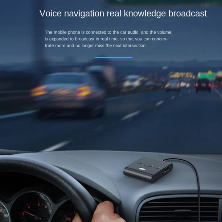 Bluetooth%205.4%20AUX%20Car%20Adapter%20Wtih%20Mic%20Car%20Kit%20Handsfree%20Calls%20Music%20-%20Image%205