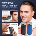 Portable Nose Hair Trimmer Rechargeable Electric Facial Hair Eyebrow Trimmer Mini Nose Hair Cleaner USB Charging. 
