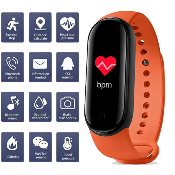 %E3%80%90FUPANG%E3%80%91ph%20Smart%20Watch%20Waterproof%20Heart%20Rate%20Blood%20Pressure%20Monitor%20Sports%20Band%20Compatible%20For%20Ios%20Android%20-%20Image%204